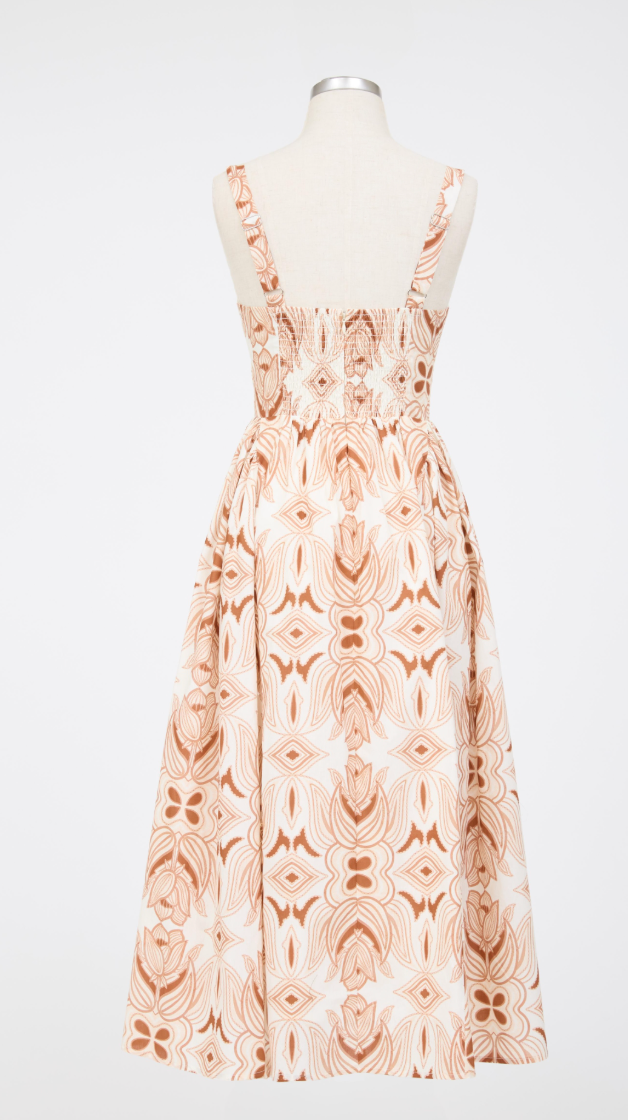 Corset Dress in Pink/ Cream Floral | KoaWood Ranch Corset Dress in Pink/ Cream Floral | KoaWood Ranch