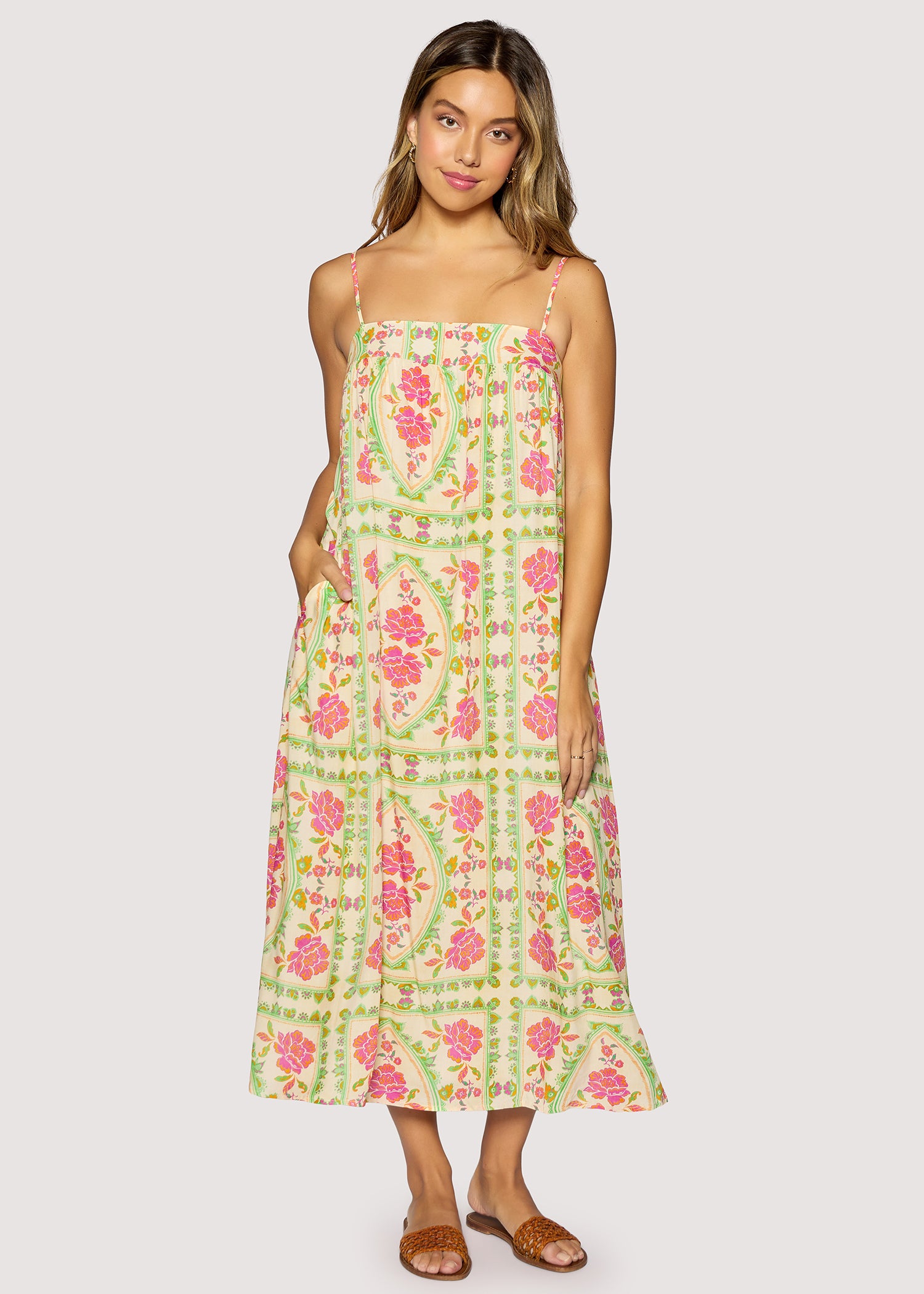 Fiesta Flora Maxi Dress| KoaWood Ranch Medium