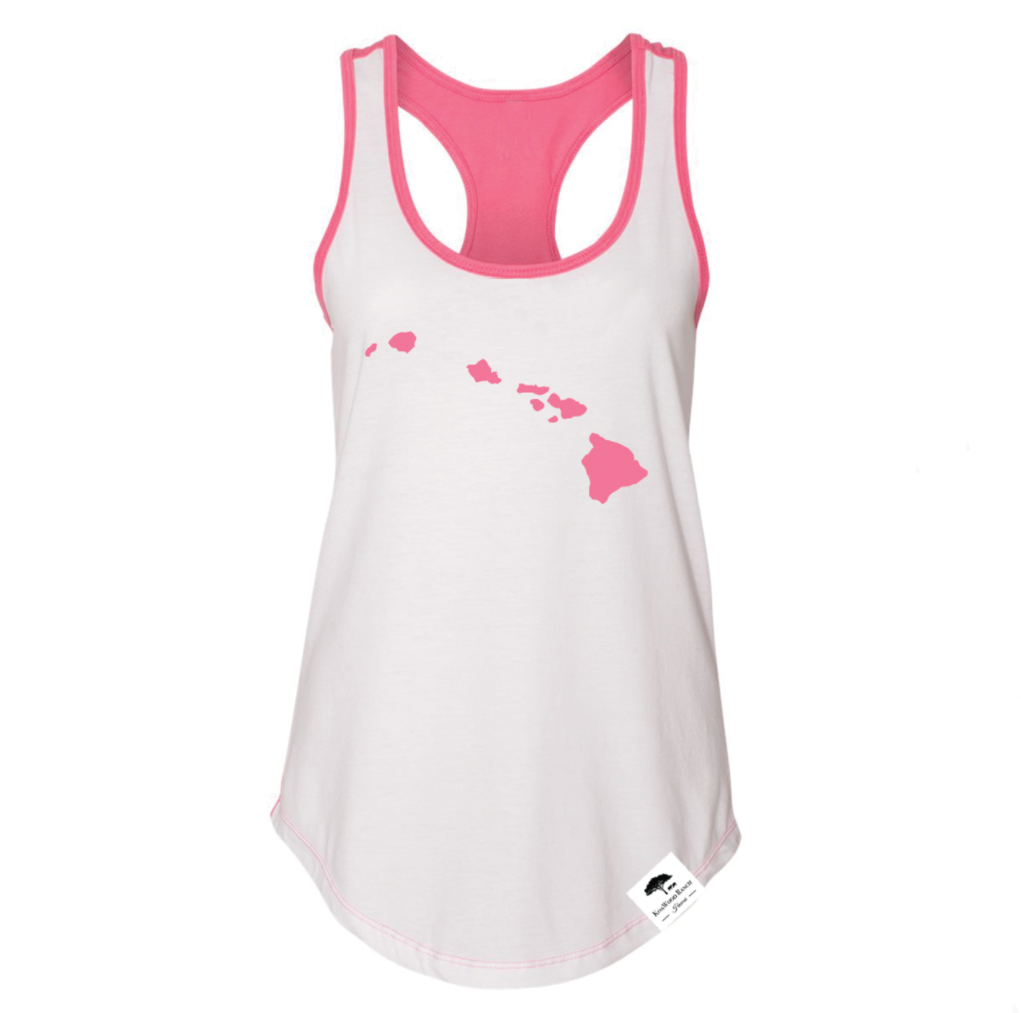 Next Level Apparel Women's Ideal Racerback Tank - Soft Cotton Blend, Pink-Black, XX-Large Size