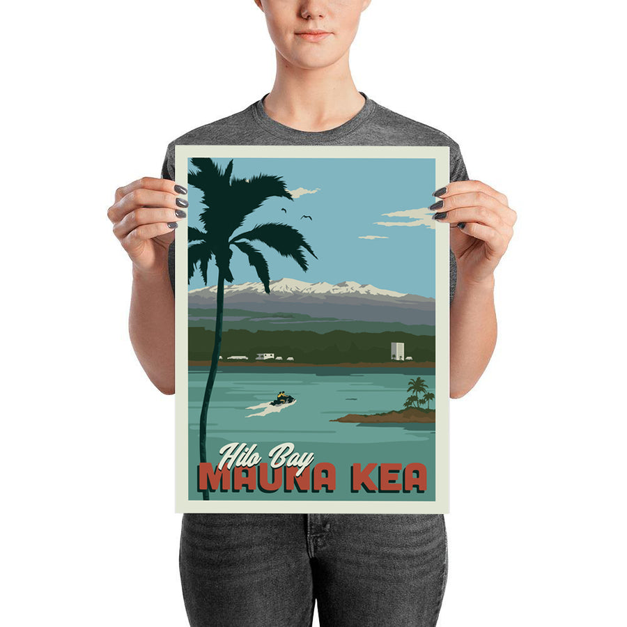 Hawaii's Hilo Bay 12 x 18 Poster