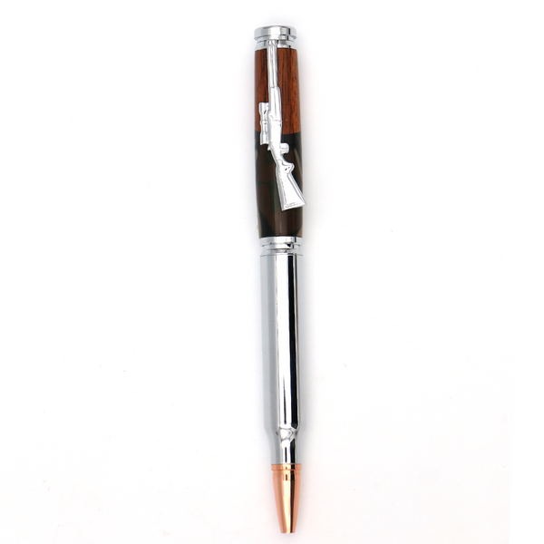 Hawaiian Koa Wood and Resin Rifle Pen