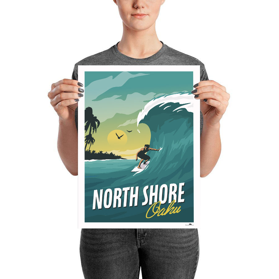North Shore Oahu Poster
