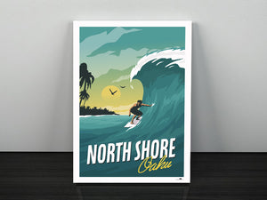 North Shore Oahu Poster