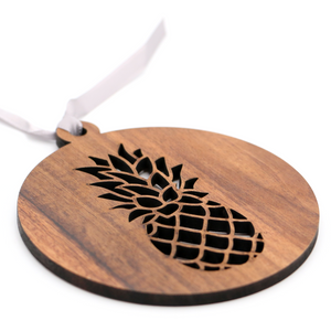Koa Wood Pineapple Ornament