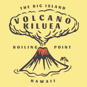 Volcano Kiluea Short Sleeve Tee - Yellow
