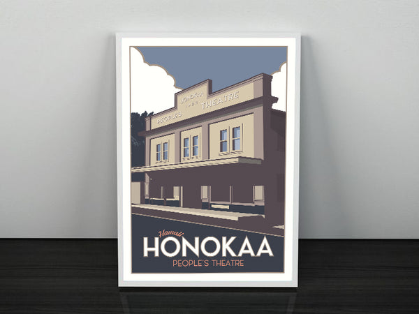 Hawaii's Honokaa 12 x 18 Poster