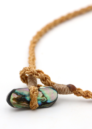 Carved Manta Ray Pendant Necklace