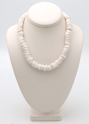Hawaiian Puka Shell Lei Choker Necklace