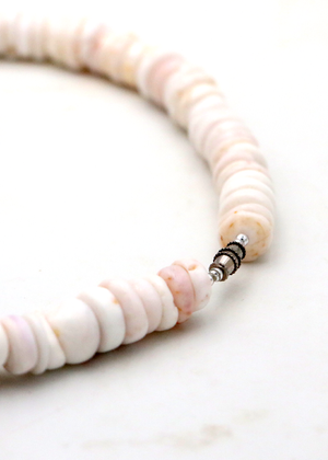 Hawaiian Puka Shell Lei Choker Necklace