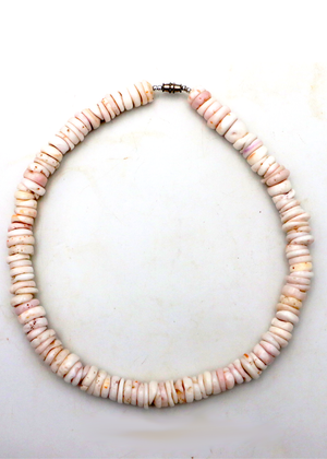 Hawaiian Puka Shell Lei Choker Necklace
