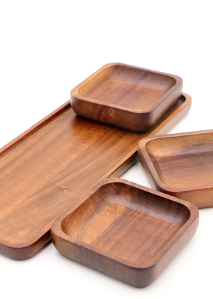 Hawaiian Koa Wood 3 in 1 Serving Platter