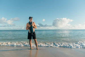 Midnight in Honolulu Beach Towel