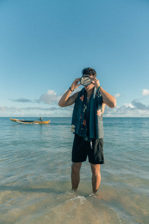 Midnight in Honolulu Beach Towel