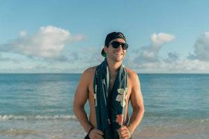 Midnight in Honolulu Beach Towel