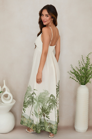 リネンタンクトップ（ネイビー）