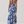 Sarina Linen-Blend Maxi Dress - Blue Tropical