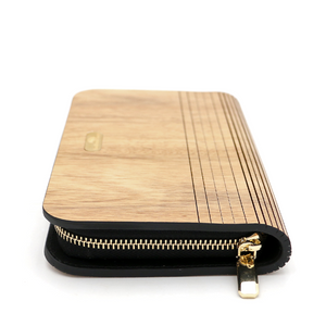 Acacia Wood Clutch Wallet