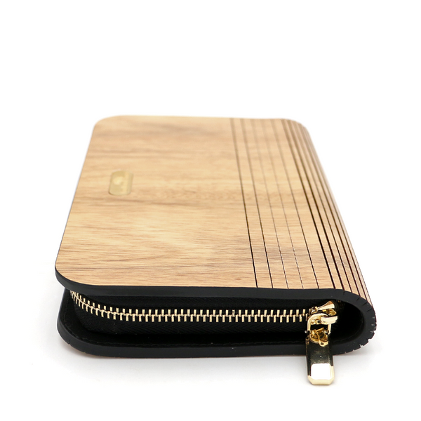 Acacia Wood Clutch Wallet