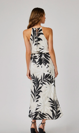 Maxi Halter Dress - Maui Palm