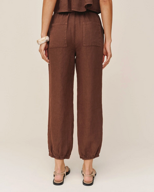 Oversized Femme Jogger - Sea Glass Brown