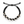 Cotton Bracelet with Shark Teeth