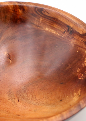 Hawaiiaanse Koa Wood Live Edge Bowl #841 - Groot