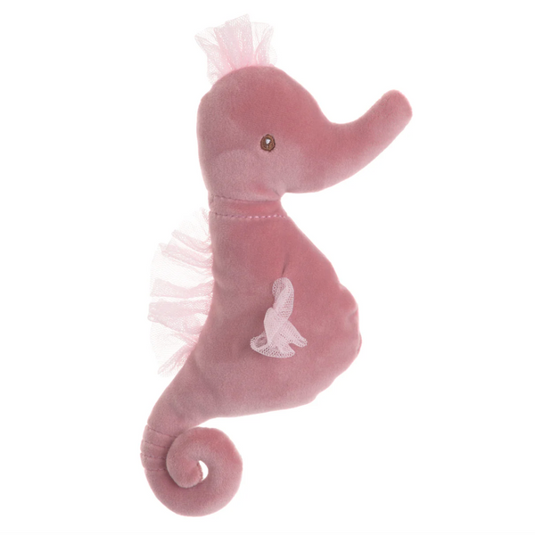 Emily the Seahorse in Antique Pink Plush Toy