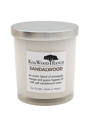 Hawaiian Sandalwood Candle 10 oz