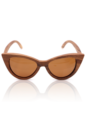 Cat Eyes Koa Sunglasses