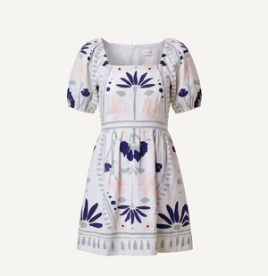 Tropic Flair Shirt - Zwart &amp; Crème