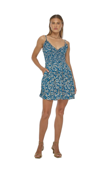Colette Dress - Lauris Petrol