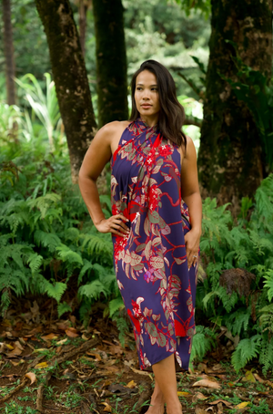 Groen Naupaka Aloha-shirt