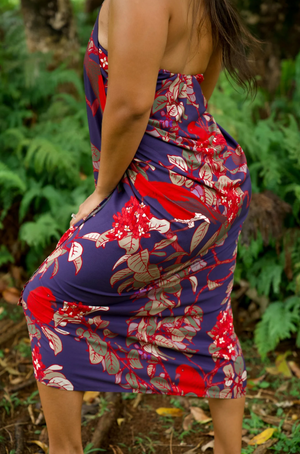 Groen Naupaka Aloha-shirt