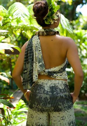 Groen Naupaka Aloha-shirt