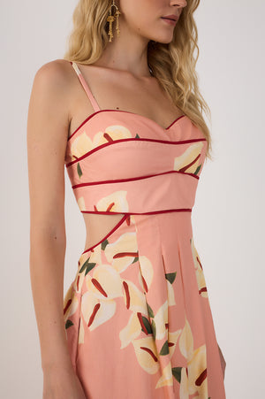 Anthurium Midi Dress