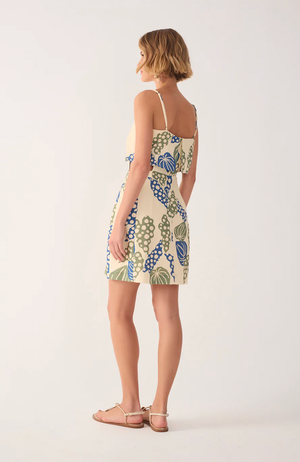 Begonia Print Mini Dress