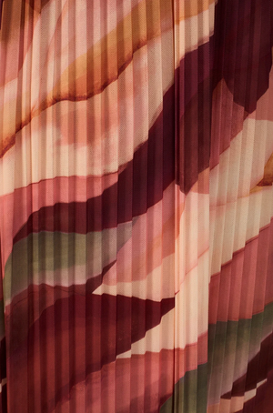 Dunes Pleated Maxi Dress