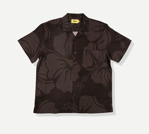 Paradise Button-Up in Midnight Black