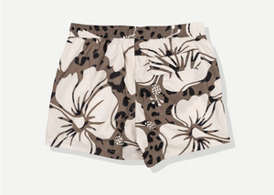 Hibiscus Leopard Swim Short