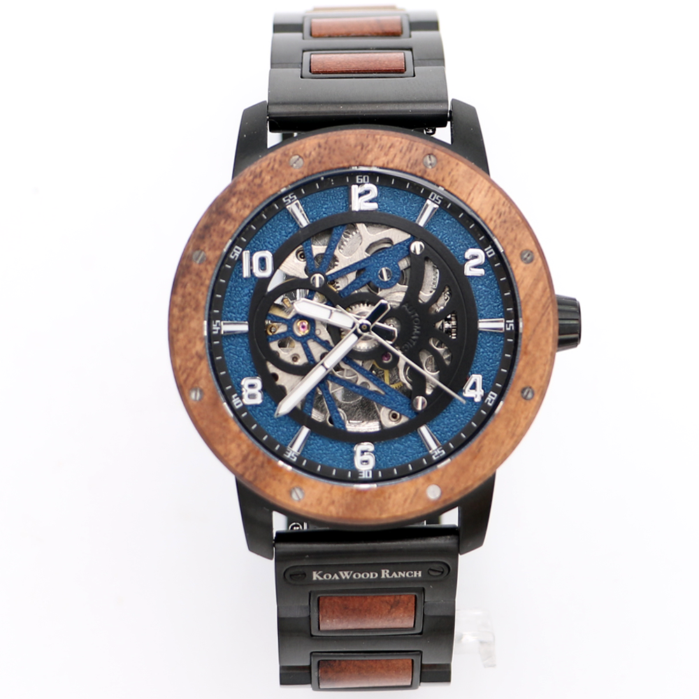 Mauka Forest - Hawaiian Koa Automatic Watch | KoaWood Ranch