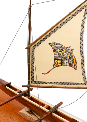 Koa Fishing Canoe Manta Ray