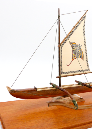 Koa Fishing Canoe Manta Ray