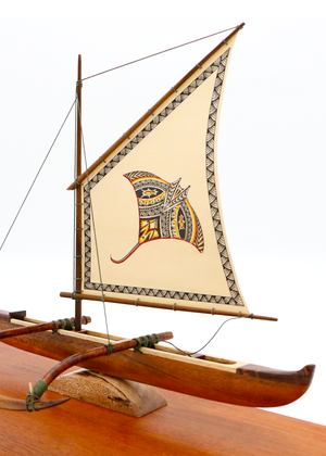 Koa Fishing Canoe Manta Ray