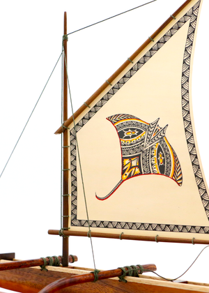 Koa Fishing Canoe Manta Ray