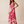 Mauka Midi Dress - Forest Leaves Fuchsia