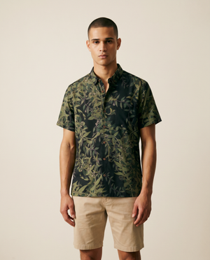 Maile Black Aloha Shirt