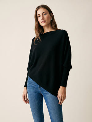 Asymmetrical Lightweight Knit Sweater