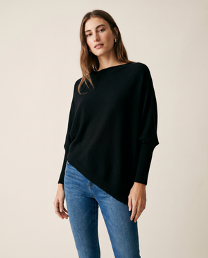 Asymmetrical Lightweight Knit Sweater