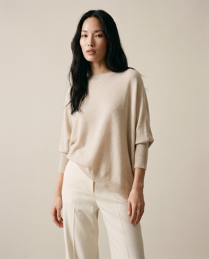 Asymmetrical Lightweight Knit Sweater
