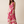 Mauka Midi Dress - Forest Leaves Fuchsia